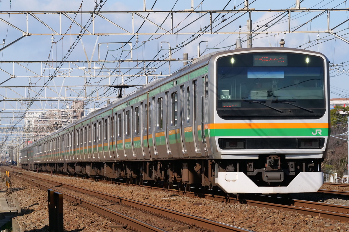 JR東日本 国府津車両センター E231系 コツS-13編成