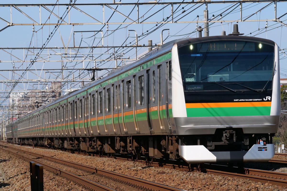 JR東日本 小山車両センター E233系 ヤマU223編成