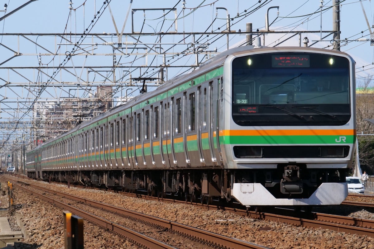 JR東日本 国府津車両センター E231系 コツS-32編成