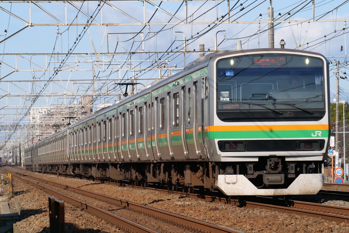 JR東日本 小山車両センター E231系 ヤマU55編成