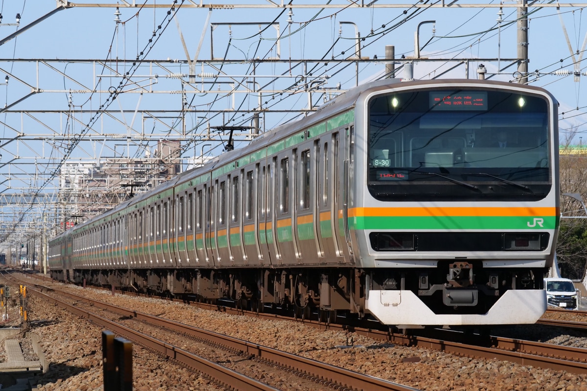 JR東日本 国府津車両センター E231系 コツS-30編成