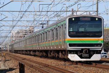 JR東日本E231系コツS-30編成を藤沢～辻堂間で撮影した画像