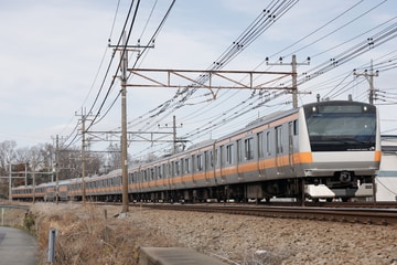 JR東日本E233系トタT36編成を日野～豊田間で撮影した画像