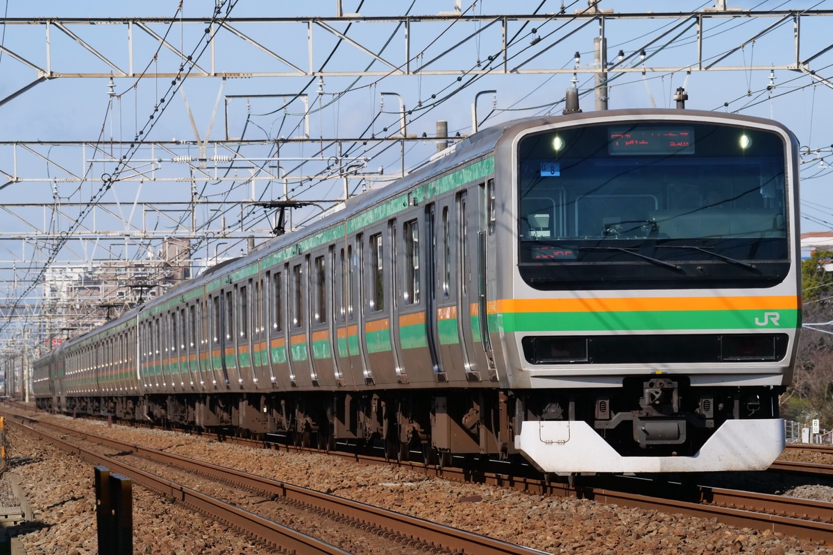 JR東日本 小山車両センター E231系 ヤマU8編成