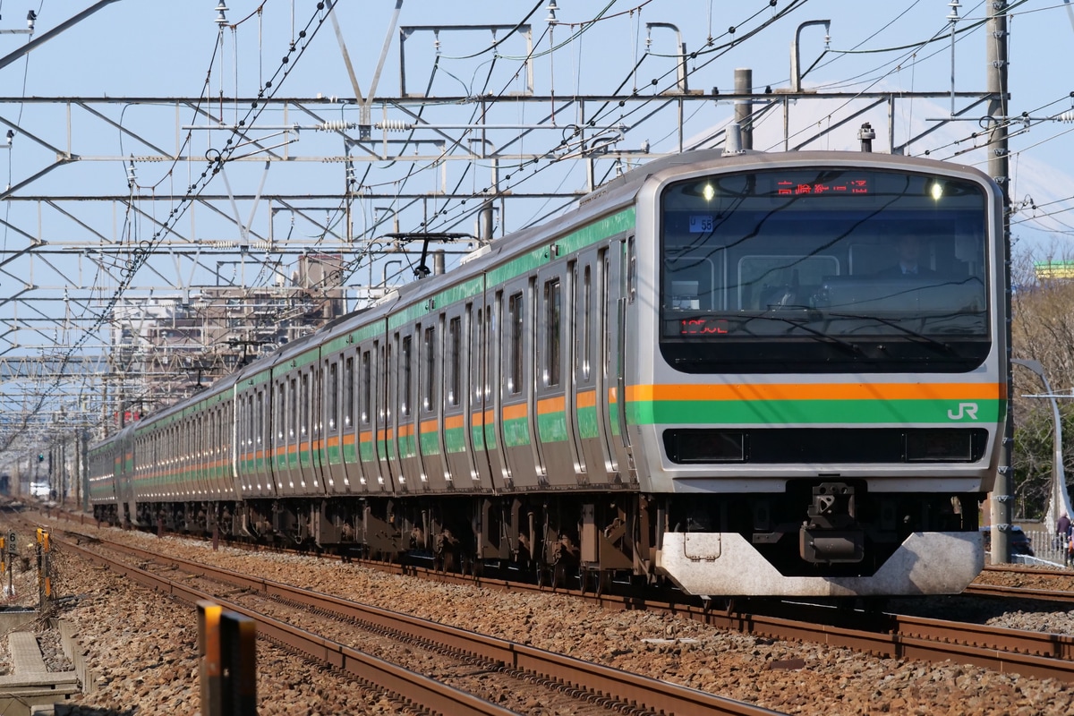 JR東日本 小山車両センター E231系 ヤマU55編成