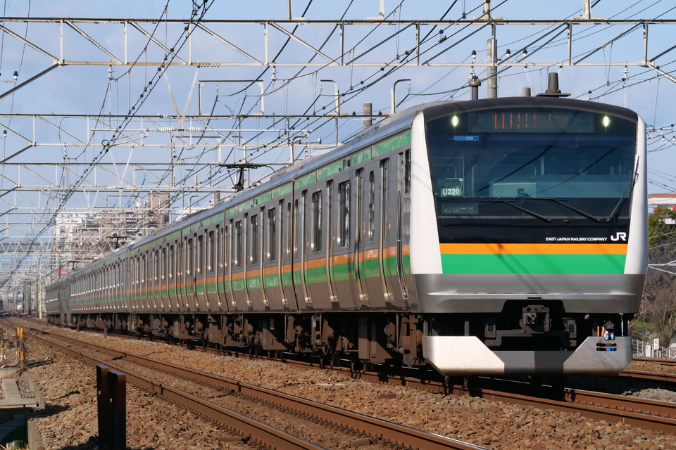 JR東E233系ヤマU220編成<br class="br-sp" />(U220編成)の写真