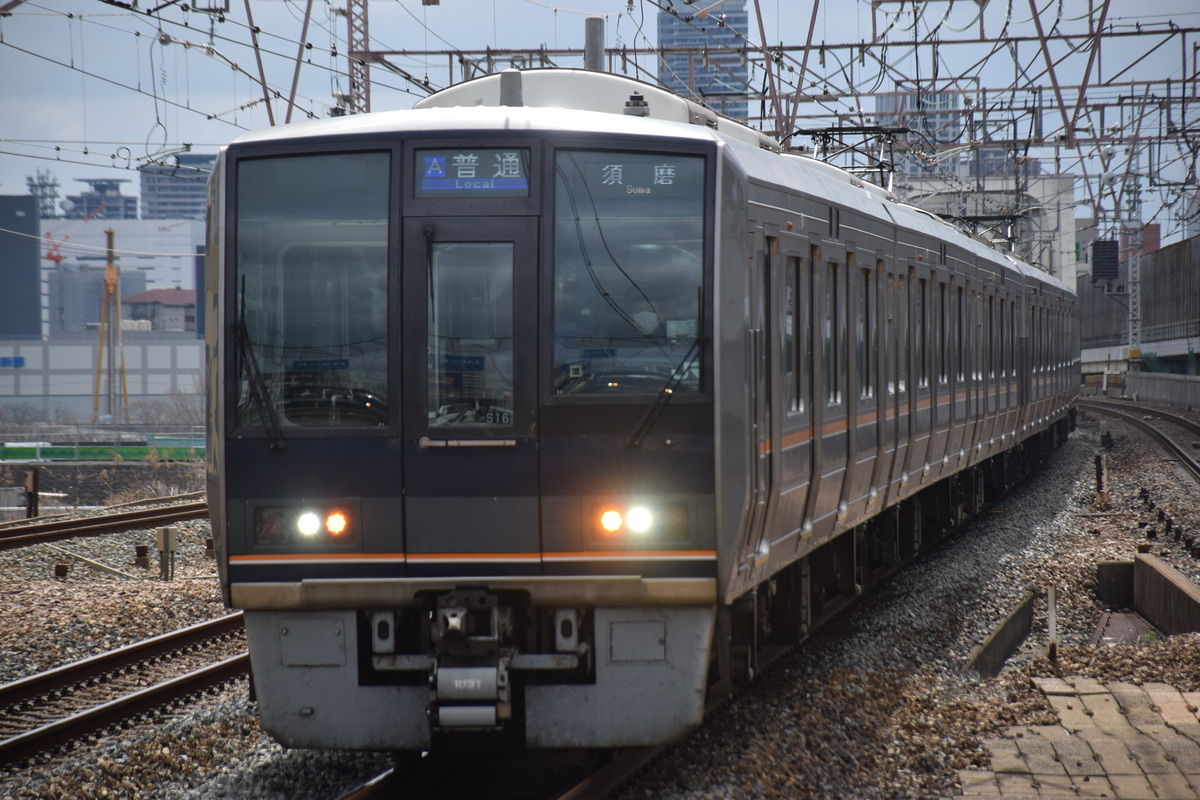 JR西日本 網干総合車両所明石支所 207系 S16編成