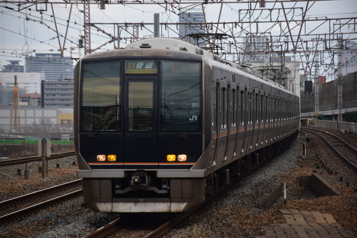 JR西日本 網干総合車両所明石支所 321系 D15編成