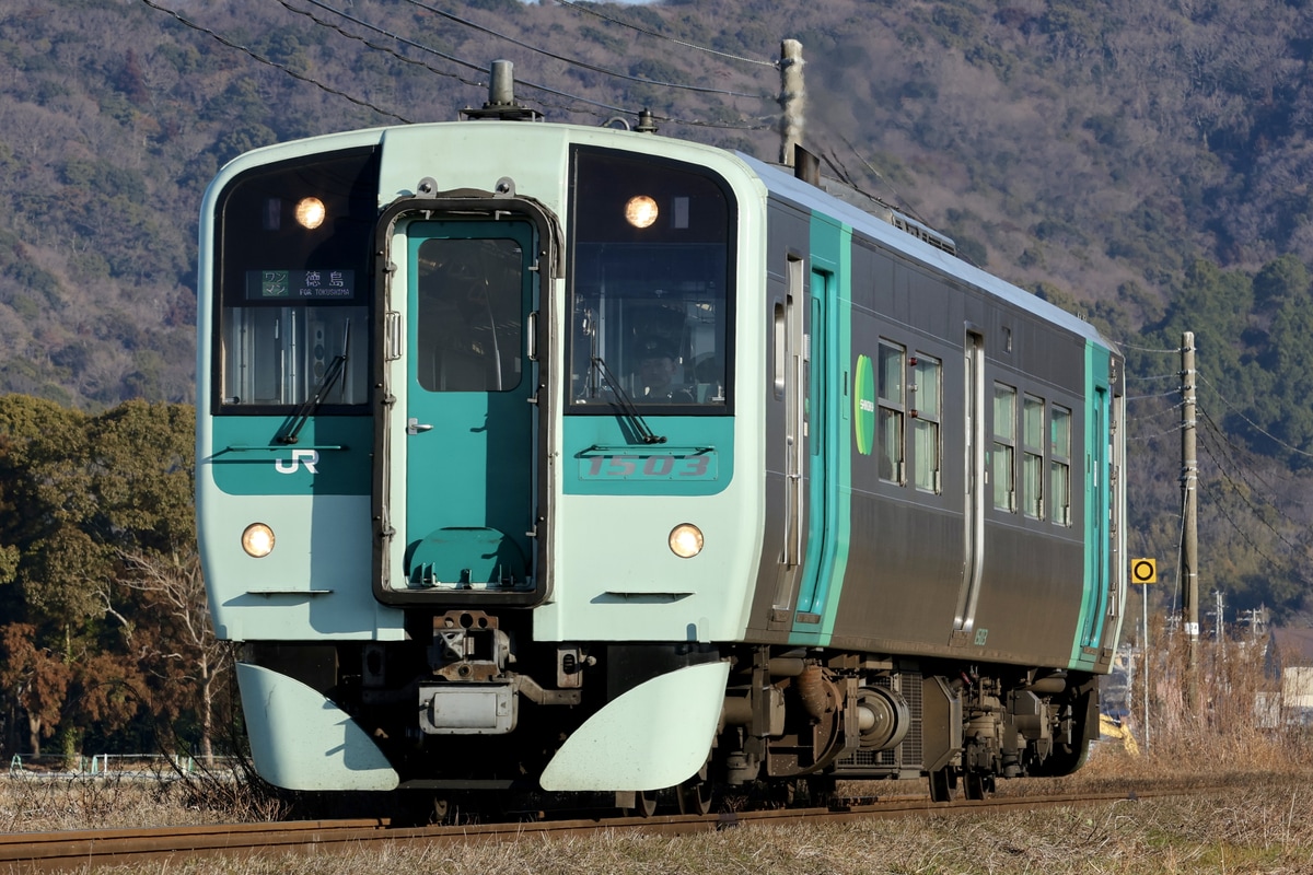 JR四国 徳島運転所 1500形 1503