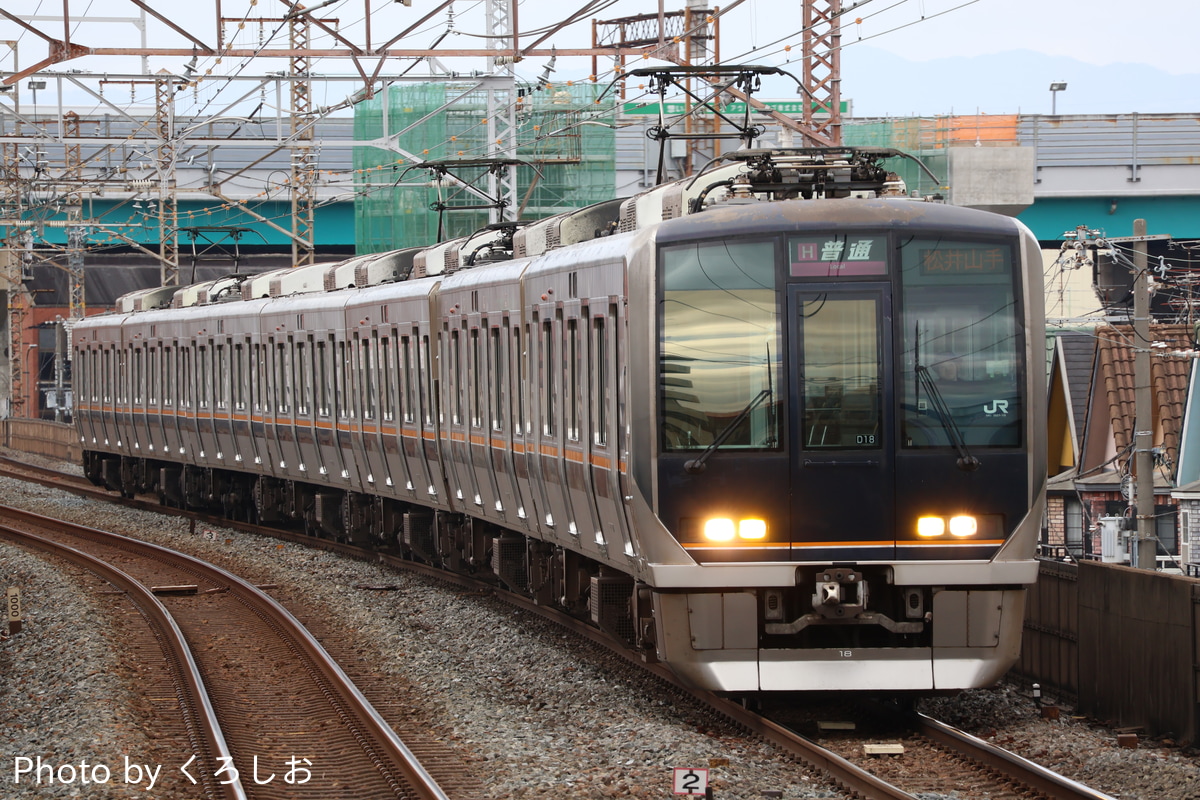 JR西日本 網干総合車両所明石支所 321系 D18編成