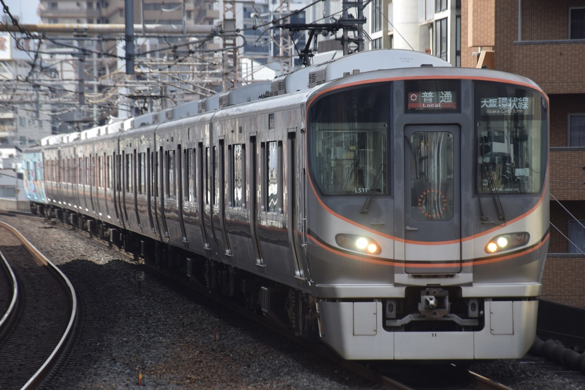 JR西日本 吹田総合車両所森ノ宮支所 323系 LS11編成