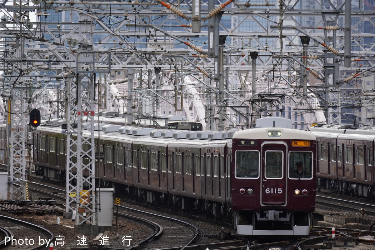 阪急電鉄 平井車庫 6000系 6015F