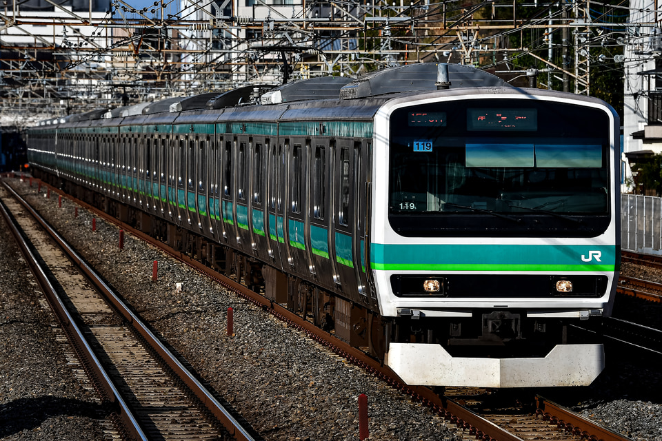 JR東E231系マト119編成の写真