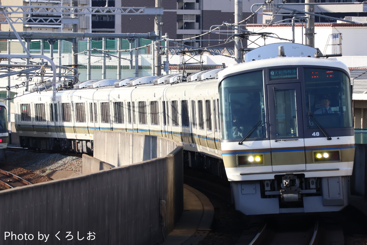 JR西日本 吹田総合車両所奈良支所 221系 NB804編成