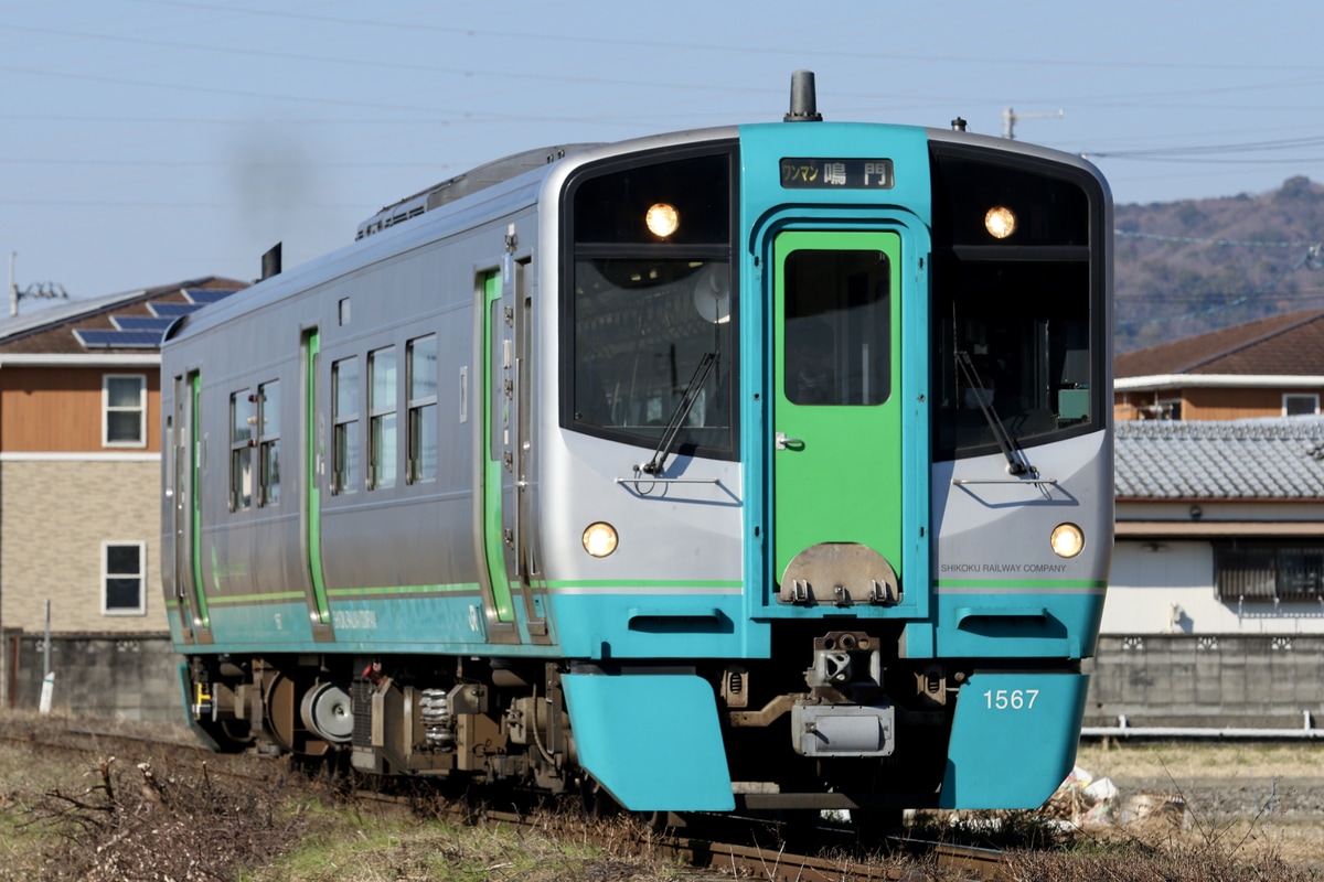 JR四国 徳島運転所 1500形 1567