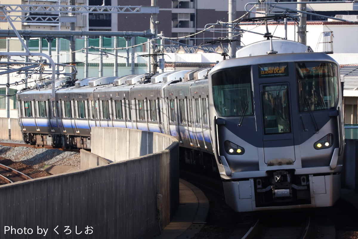 JR西日本 吹田総合車両所日根野支所 225系 HF414編成