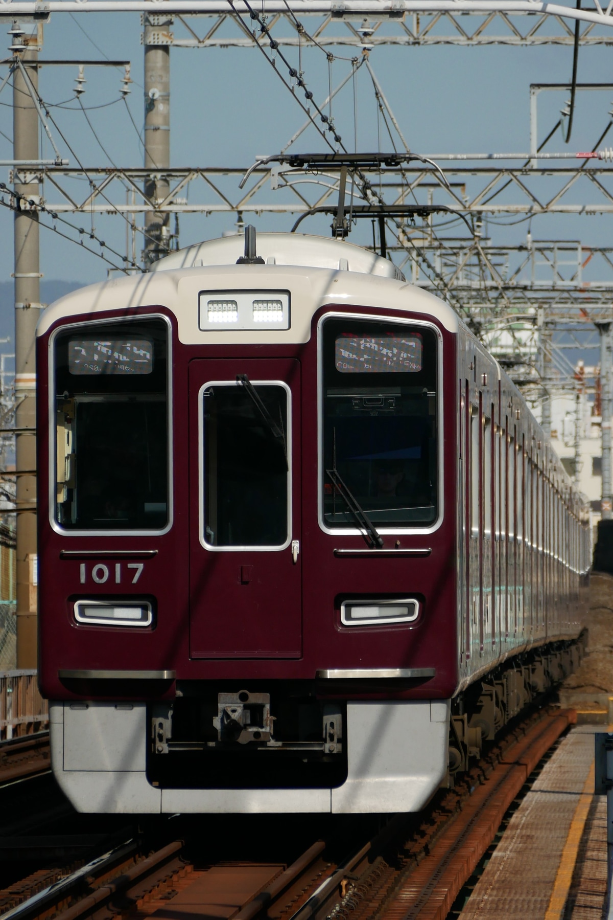 阪急電鉄 西宮車庫 1000系 1017F