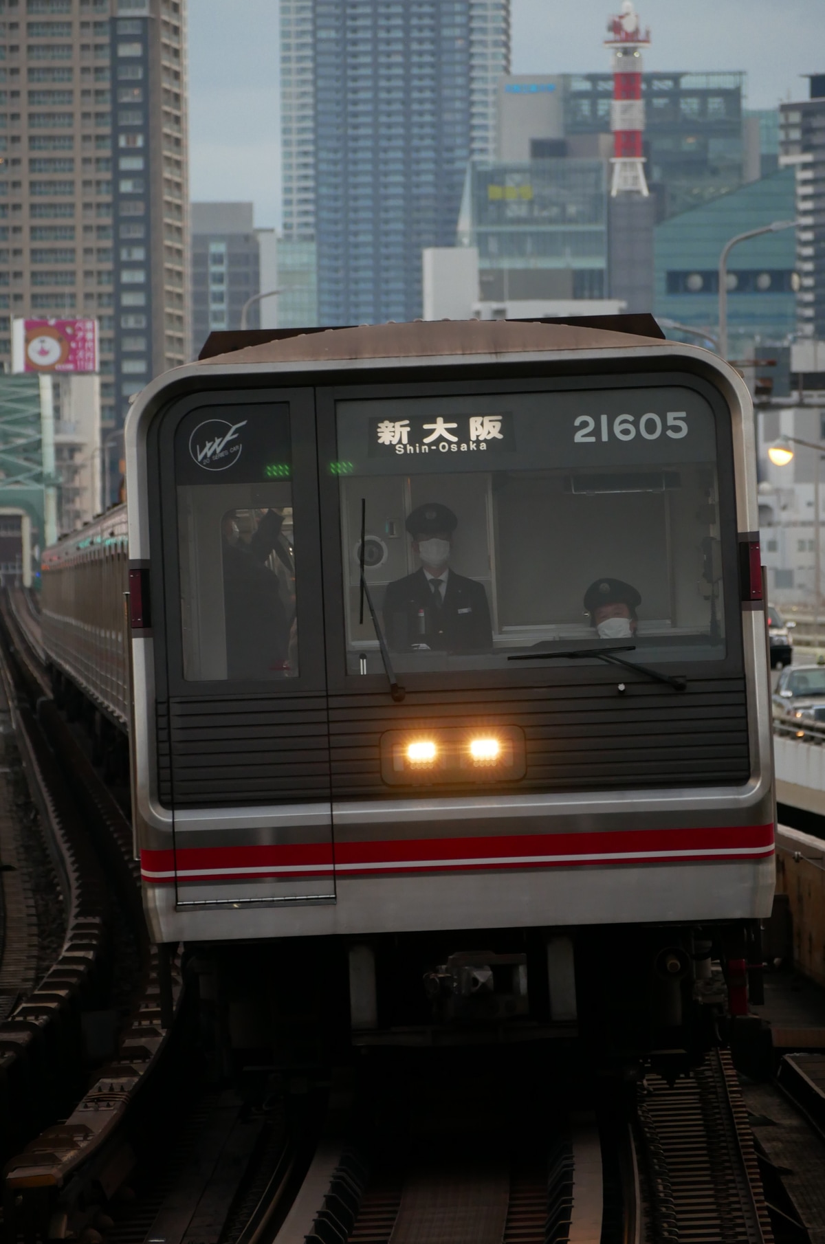 大阪市交通局 緑木検車場 21系 21605F