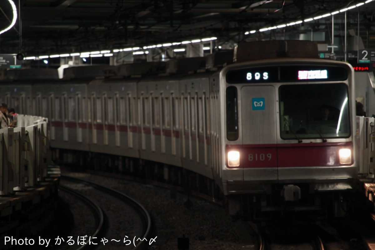東京メトロ 鷺沼検車区 8000系 8109F