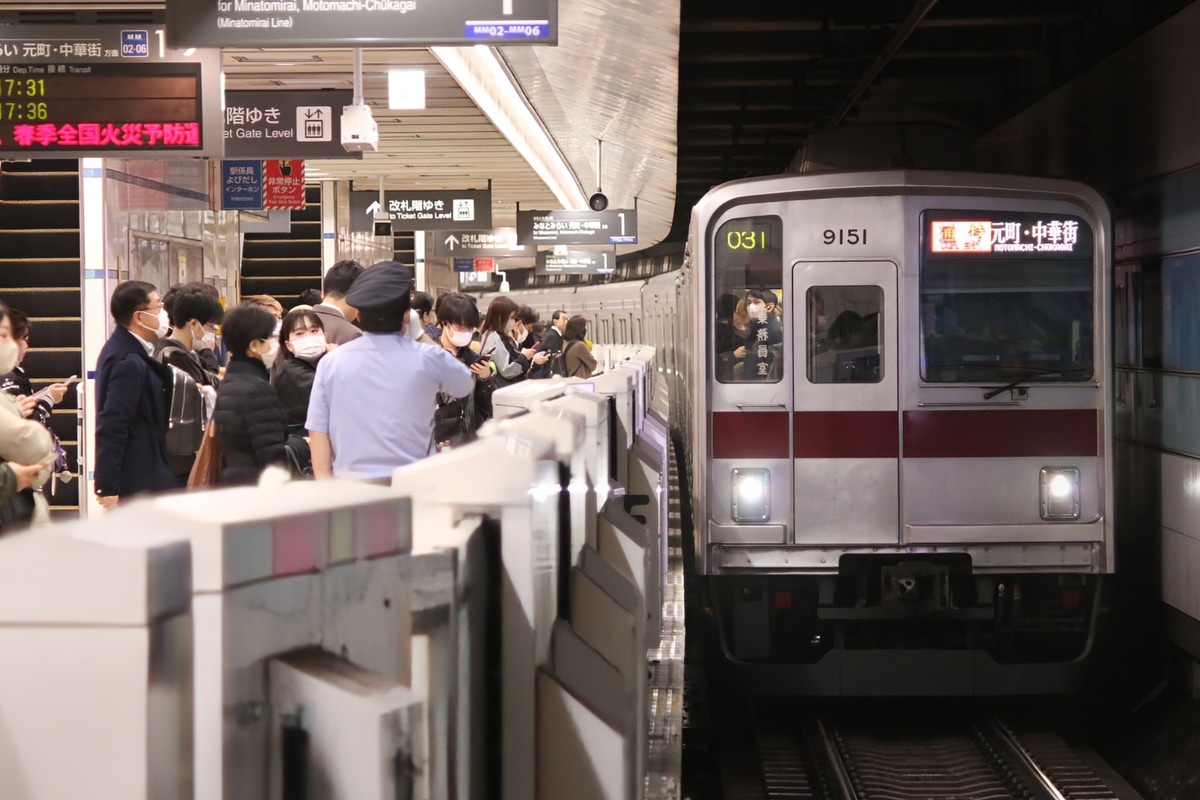 東武鉄道 森林公園検修区 9000系 9151F
