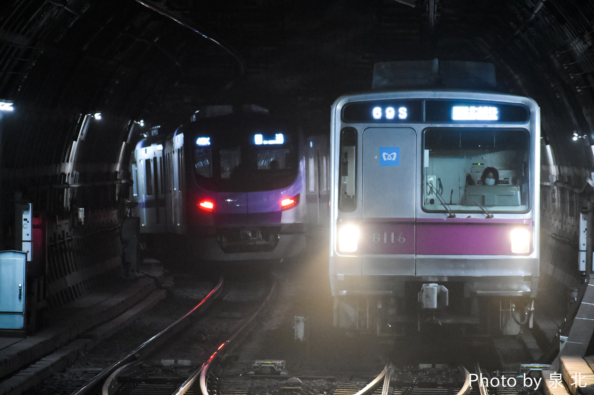 東京メトロ 鷺沼検車区 8000系 8116F