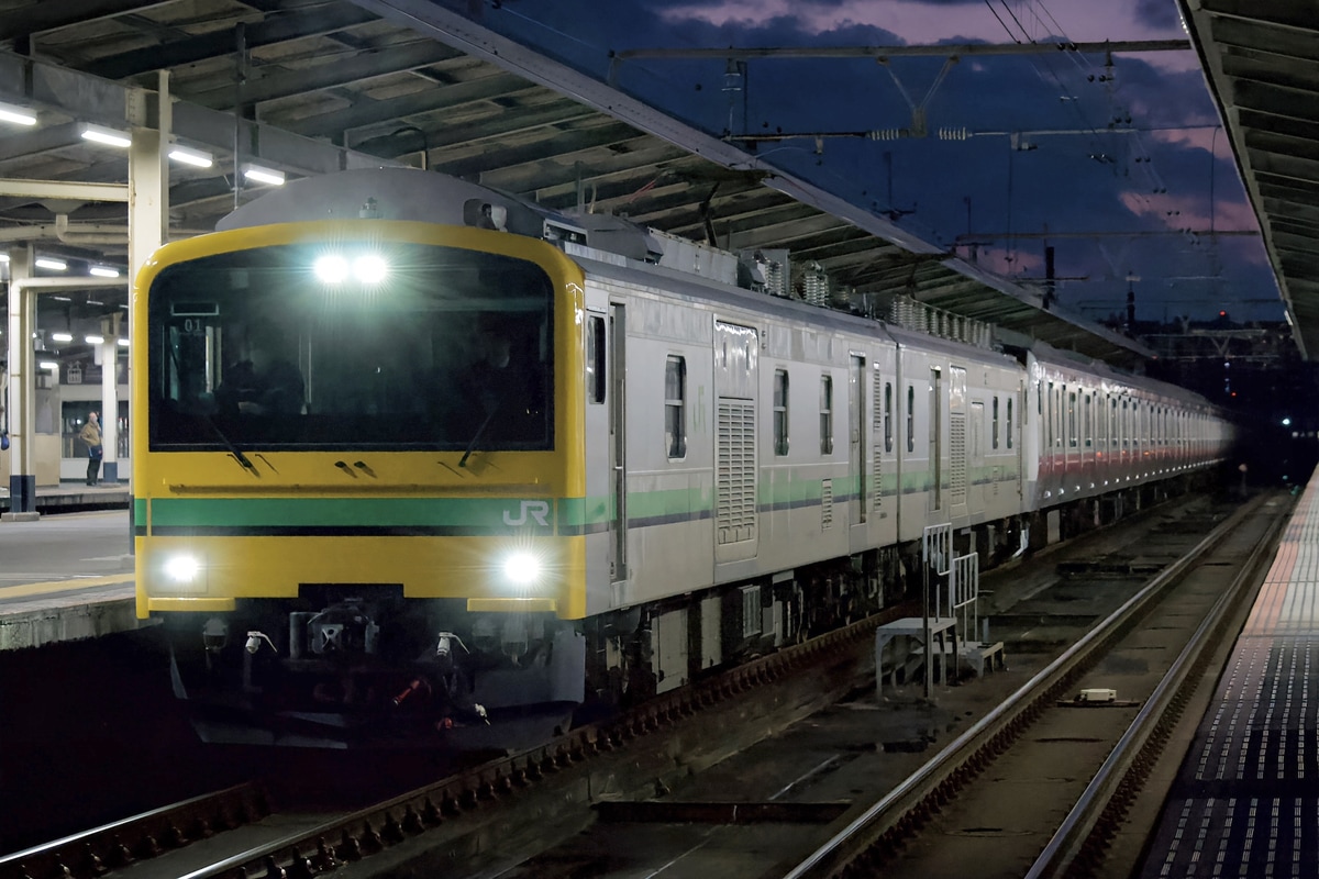 JR東日本 尾久車両センター E493系 オク01編成