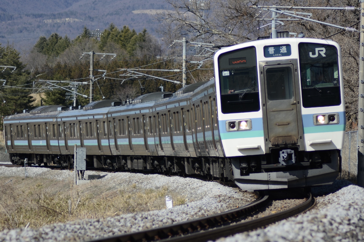 JR東日本 長野総合車両センター 211系 ナノN613編成