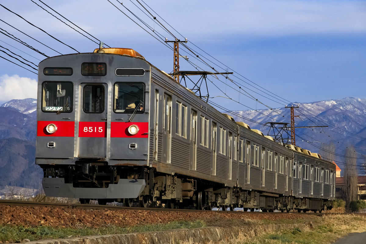 長野電鉄 須坂車両工場 8500系 T5編成