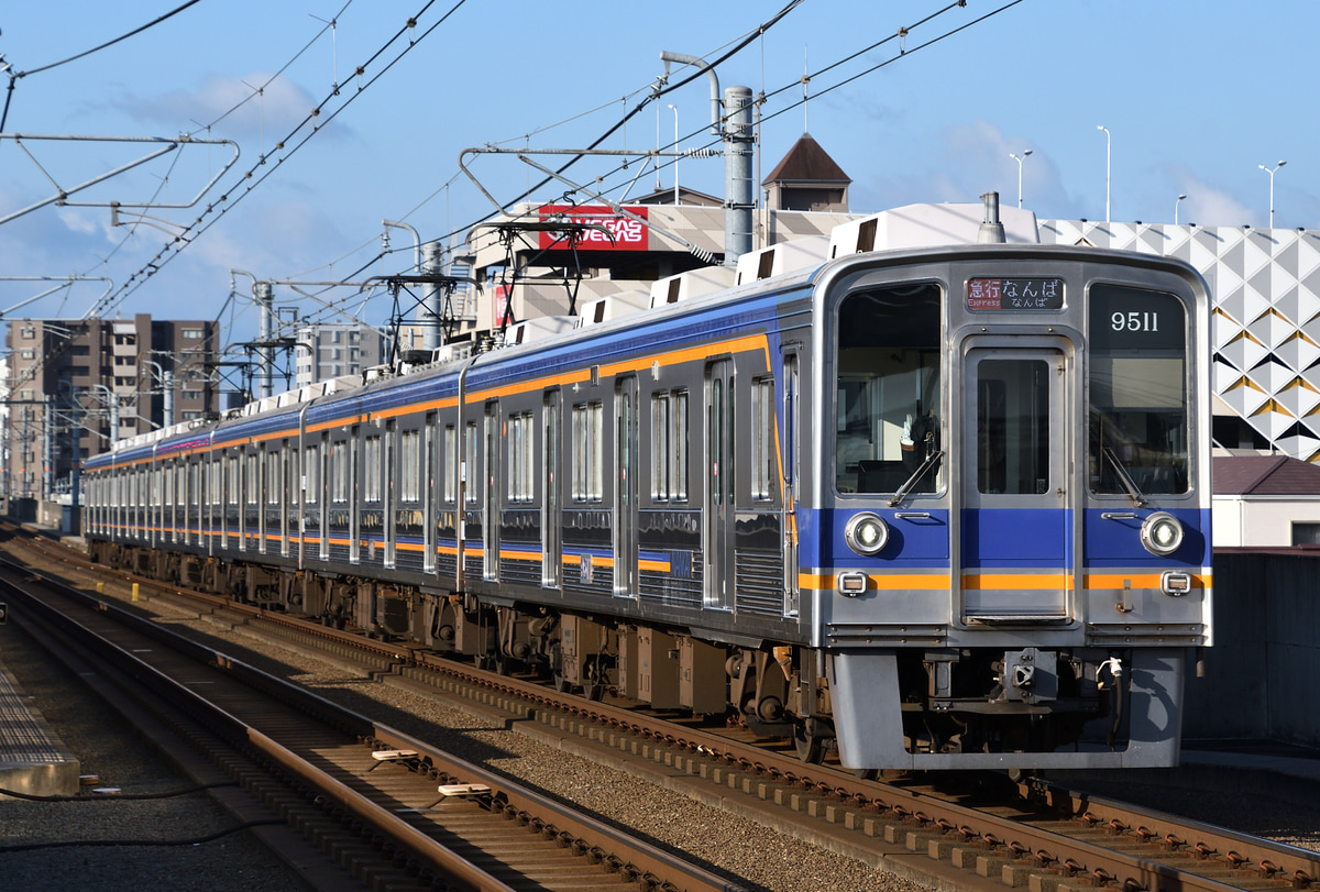 南海電気鉄道 住ノ江検車区 9000系 9511F