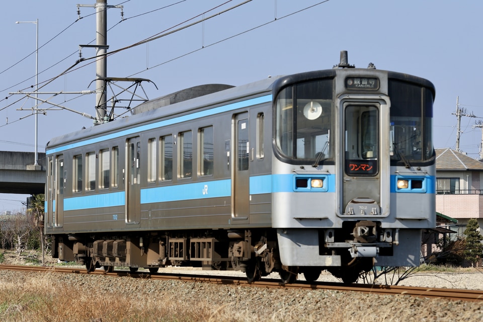 JR四7000系7012の写真