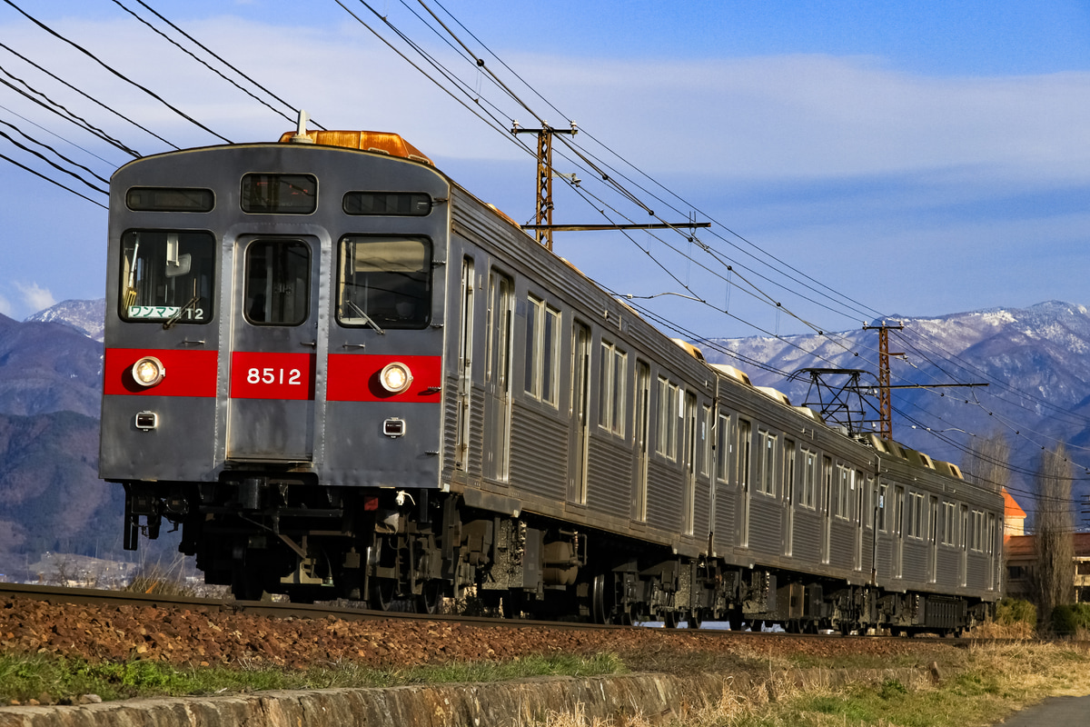 長野電鉄 須坂車両工場 8500系 T2編成