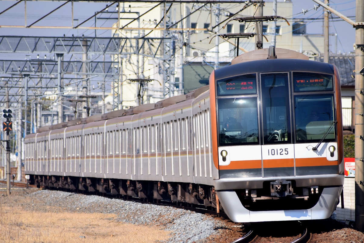 東京メトロ 和光検車区 10000系 10125F