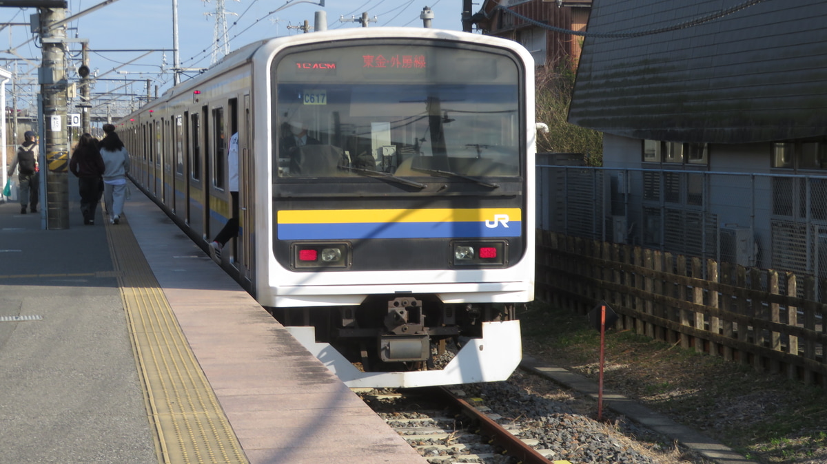 JR東日本 幕張車両センター 209系 マリC617編成