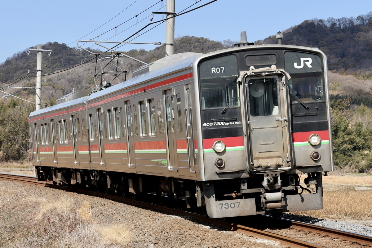 JR四国 高松運転所 7200系 R07編成
