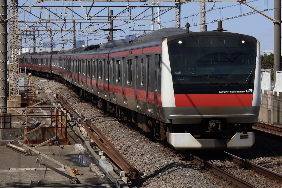 JR東日本 京葉車両センター E233系 ケヨ505編成
