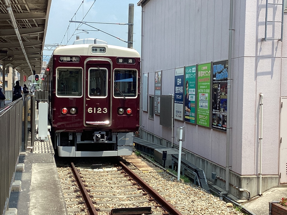 阪急電鉄 西宮車庫 6000系 6023f