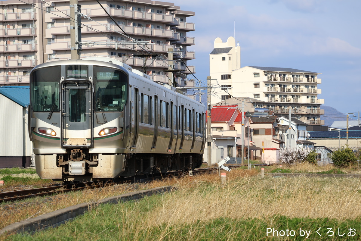 JR西日本 吹田総合車両所新在家派出所 227系 SD02編成