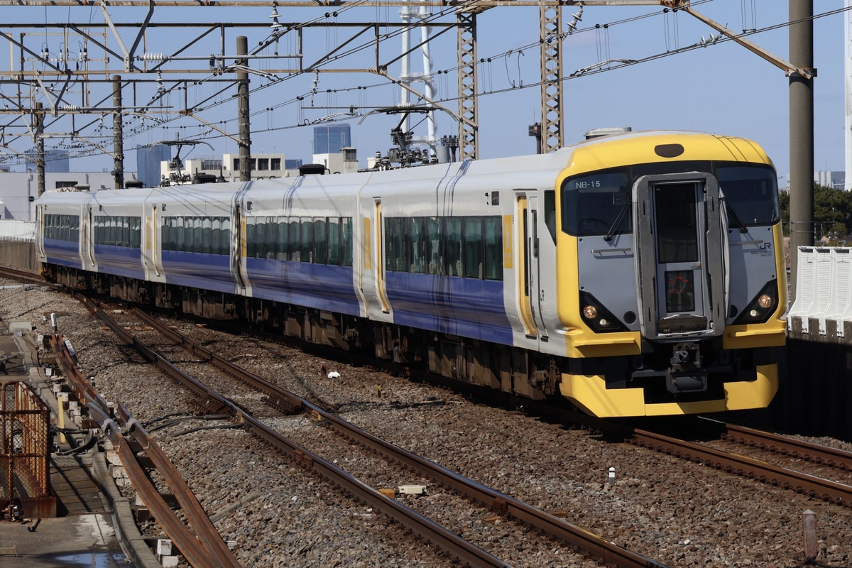 JR東日本 幕張車両センター本区 E257系 マリNB-15編成