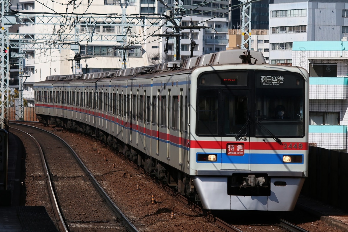 京成電鉄 宗吾車両基地 3400形 3448F