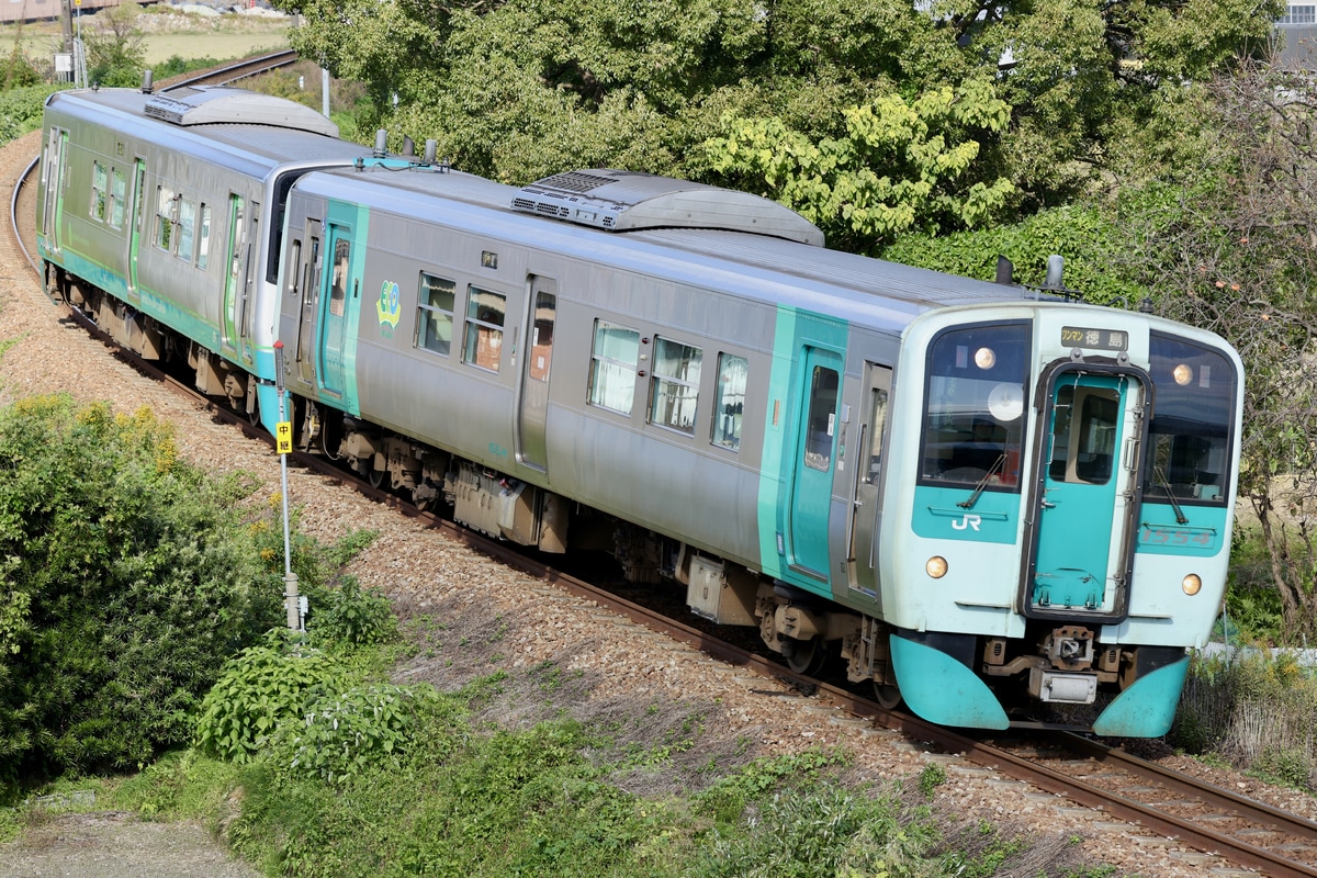 JR四国 徳島運転所 1500形 1554