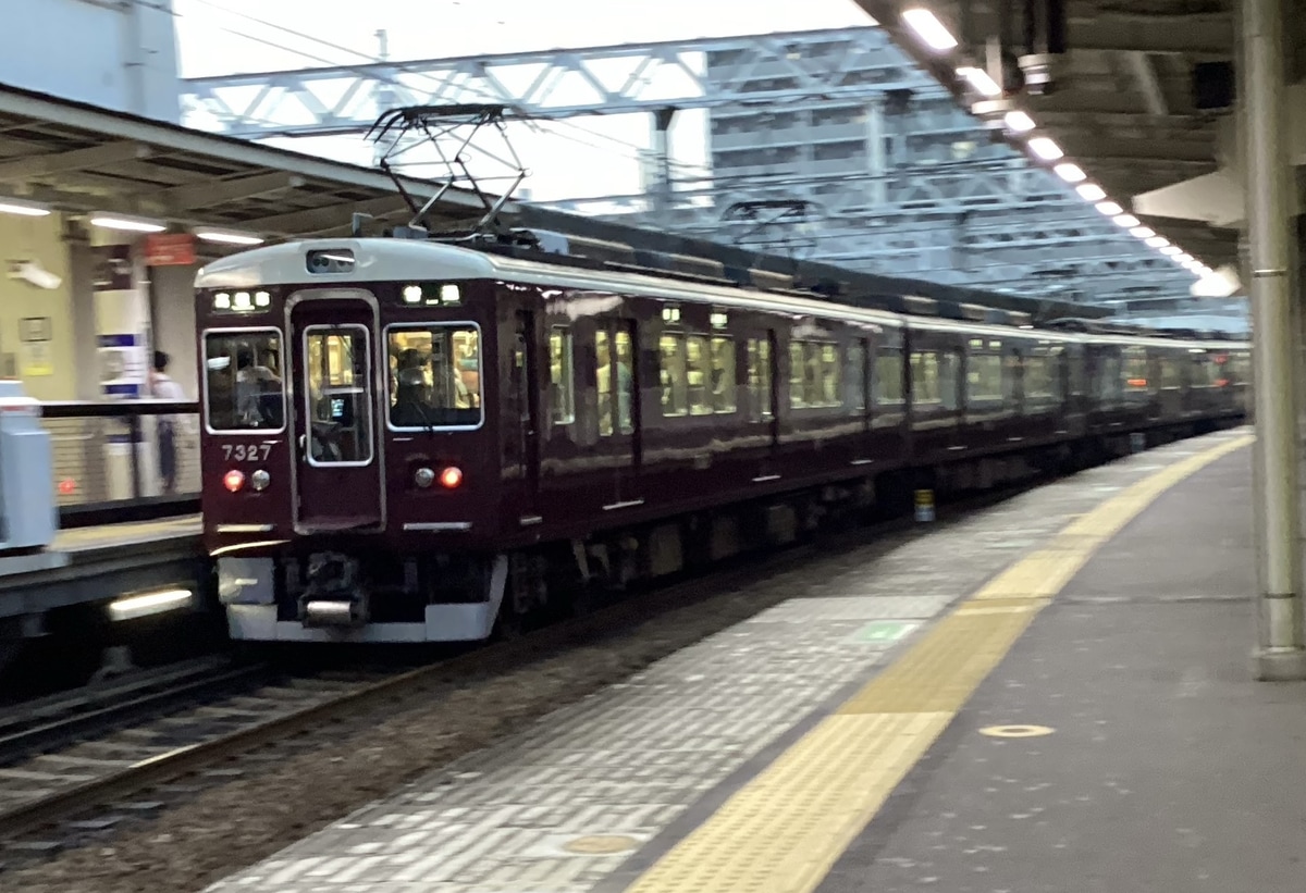 阪急電鉄 正雀車庫 7300系 7327f