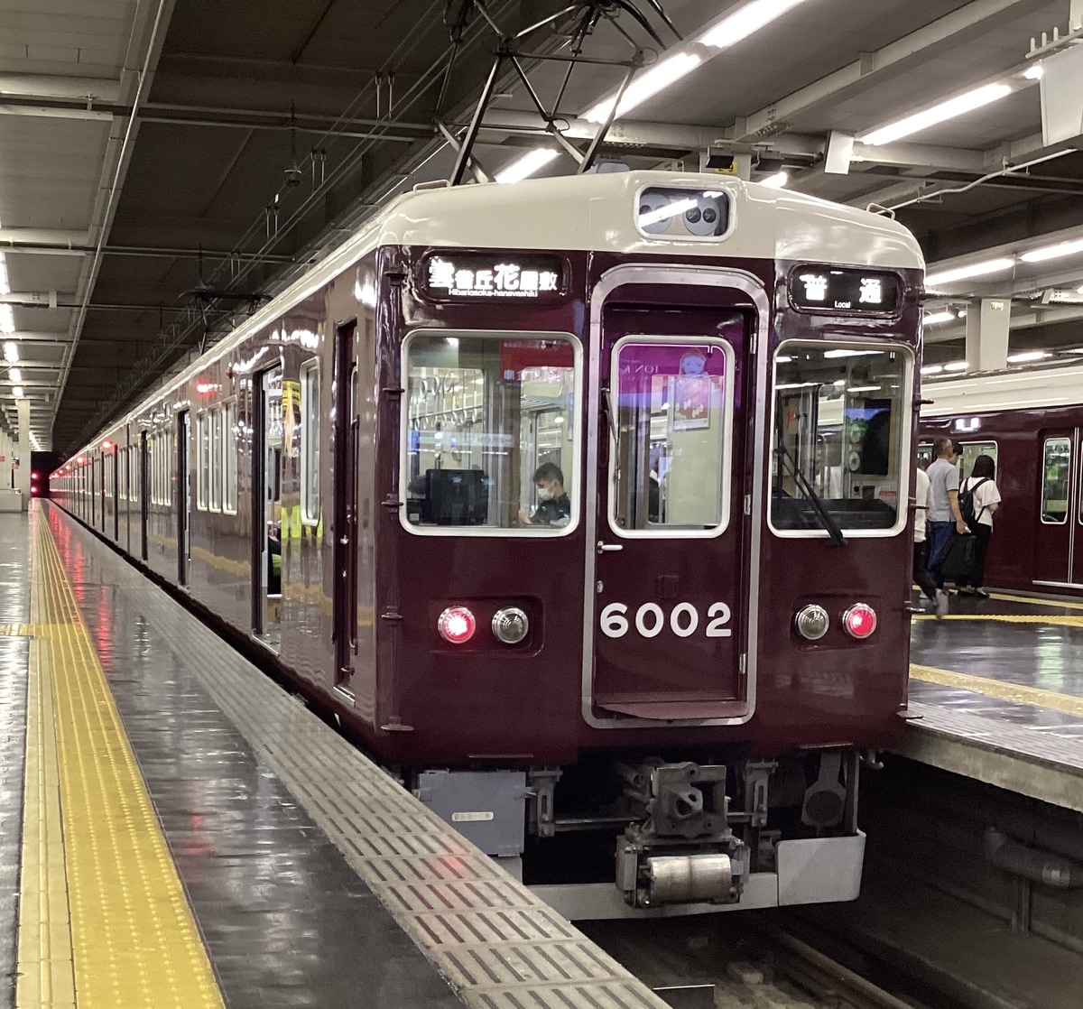 能勢電鉄 平野車庫 6000系 6002f