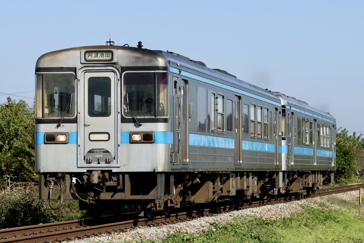 JR四国 徳島運転所 1000形 1005