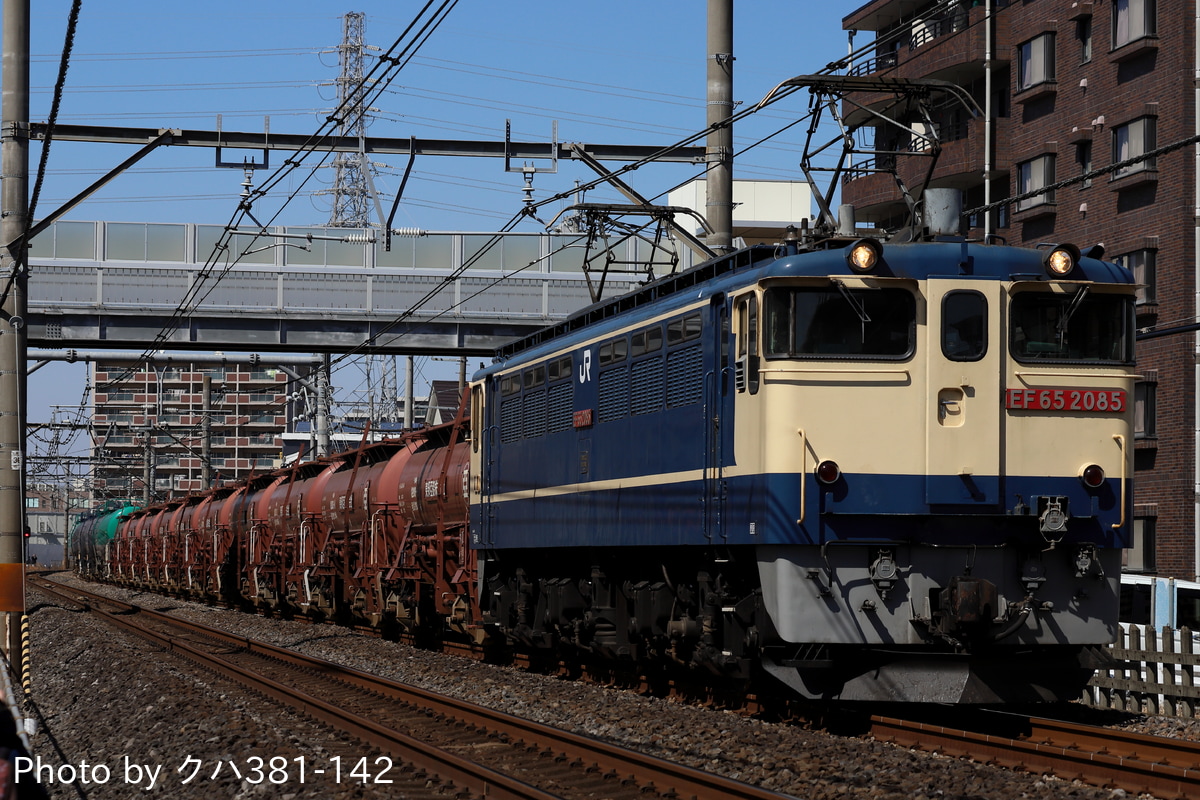 JR貨物 新鶴見機関区 EF65 2085