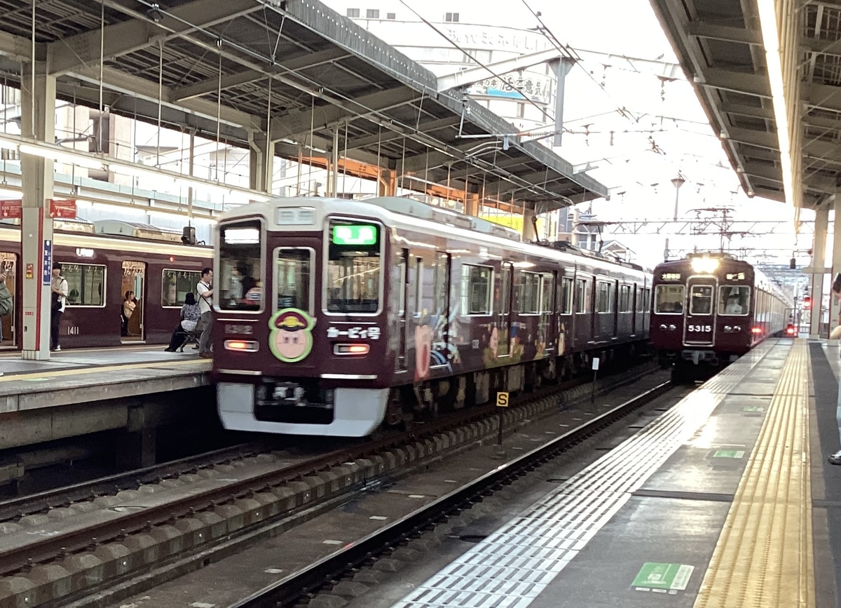 阪急電鉄 正雀車庫 1300系 1312f