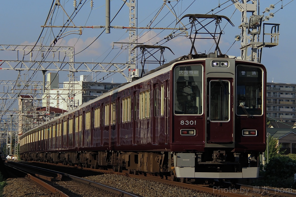 阪急電鉄 正雀車庫 8300系 8301F