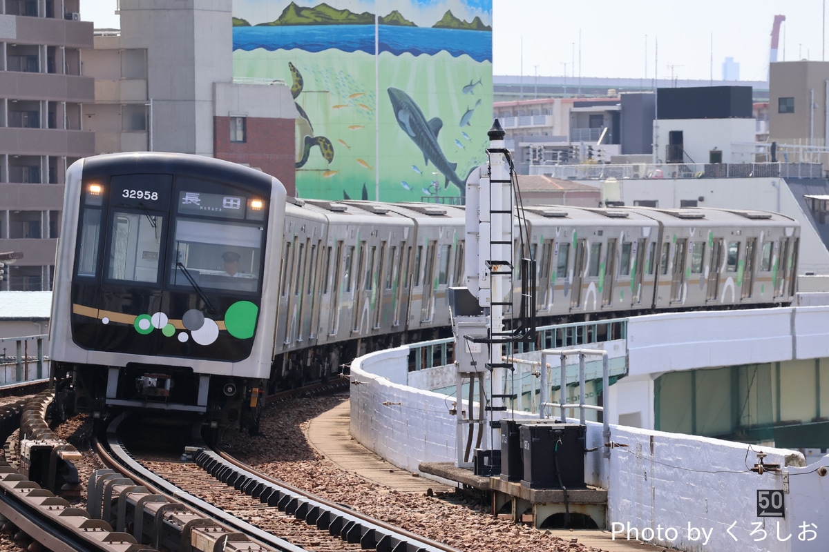 大阪市高速電気軌道 森之宮検車場 30000A系 32659F