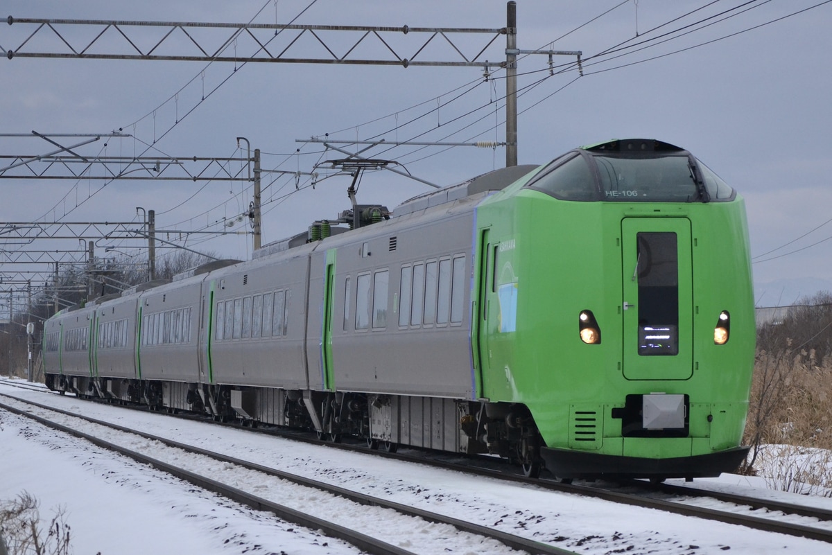 JR北海道 札幌運転所 789系 HE-106＋HE-206