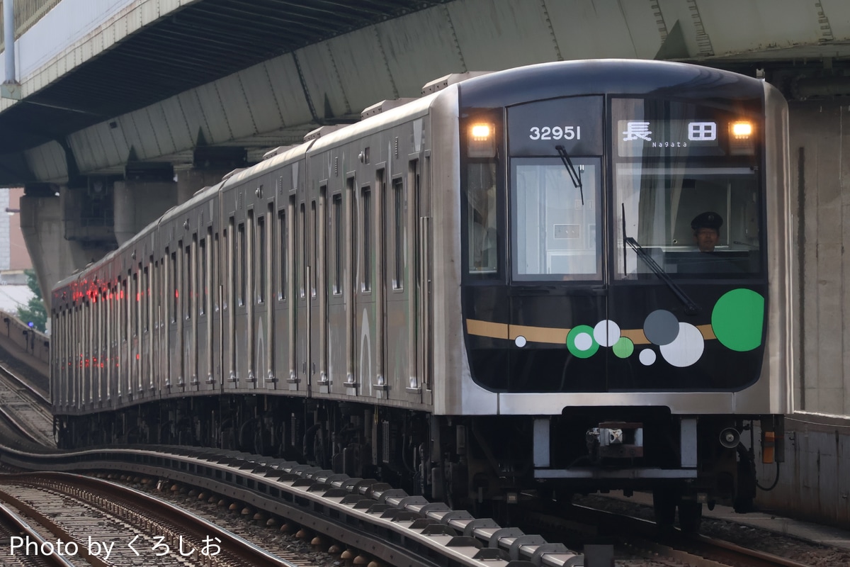 大阪市高速電気軌道 森之宮検車場 30000A系 32651F
