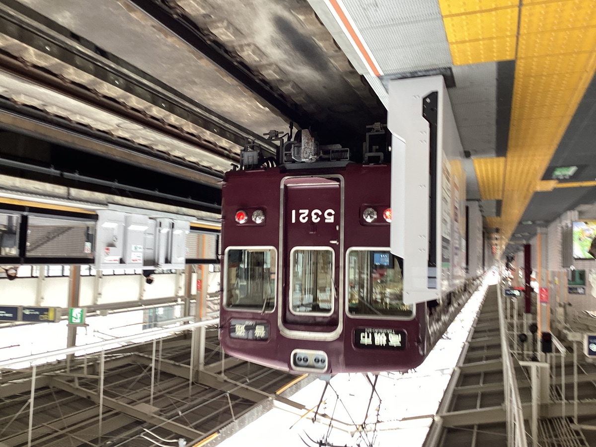 阪急電鉄 正雀車庫 5300系 5321f